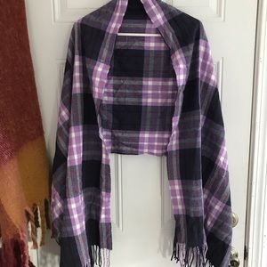 J. Crew plaid blanket scarf